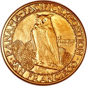 USA Fifty Dollars Panama-Pacific Exposition Round 1915 S KM# 138 ∙ PANAMA-PACIFIC ∙ EXPOSITION ∙ SAN FRANCISCO ∙ E PLURIBUS UNUM ∙ coin reverse USA Fifty Dollars Panama-Pacific Exposition Round 1915 S KM# 138 ∙ PANAMA-PACIFIC ∙ EXPOSITION ∙ SAN FRANCISCO ∙ E PLURIBUS UNUM ∙ coin reverse