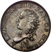 USA Half Disme Liberty Parent 1792 KM# 5 LIB PAR OF SCIENCE & INDUSTRY coin obverse USA Half Disme Liberty Parent 1792 KM# 5 LIB PAR OF SCIENCE & INDUSTRY coin obverse