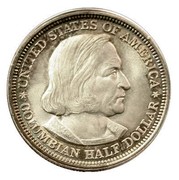 USA Half Dollar Columbian Exposition 1892 KM# 117 UNITED STATES OF AMERICA COLUMBIAN HALF DOLLAR coin reverse USA Half Dollar Columbian Exposition 1892 KM# 117 UNITED STATES OF AMERICA COLUMBIAN HALF DOLLAR coin reverse