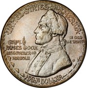 USA Half Dollar Hawaiian Sesquicentennial 1928 KM# 163 ∙ UNITED ∙ STATES ∙ OF ∙ AMERICA ∙ IN GOD WE TRUST HALF DOLLAR CAPT. JAMES COOK DISCOVERER ON HAWAII coin obverse USA Half Dollar Hawaiian Sesquicentennial 1928 KM# 163 ∙ UNITED ∙ STATES ∙ OF ∙ AMERICA ∙ IN GOD WE TRUST HALF DOLLAR CAPT. JAMES COOK DISCOVERER ON HAWAII coin obverse