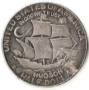 USA Half Dollar Hudson New York Sesquicentennial 1935 KM# 170 UNITED STATES OF AMERICA IN GOD WE TRUST HALF DOLLAR HUDSON coin reverse USA Half Dollar Hudson New York Sesquicentennial 1935 KM# 170 UNITED STATES OF AMERICA IN GOD WE TRUST HALF DOLLAR HUDSON coin reverse