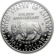 USA Half Dollar Mount Rushmore 50th Anniversary 1991 D KM# 228 ∙ UNITED STATES OF AMERICA ∙ HALF DOLLAR ∙ GOLDEN ANNIVERSARY E PLURIBUS UNUM coin reverse USA Half Dollar Mount Rushmore 50th Anniversary 1991 D KM# 228 ∙ UNITED STATES OF AMERICA ∙ HALF DOLLAR ∙ GOLDEN ANNIVERSARY E PLURIBUS UNUM coin reverse