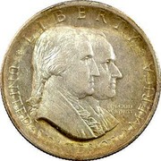 USA Half Dollar U.S. Sesquicentennial 1926 KM# 160 * UNITED ∙ STATES ∙ OF ∙ AMERICA * LIBERTY IN GOD WE TRUST coin obverse USA Half Dollar U.S. Sesquicentennial 1926 KM# 160 * UNITED ∙ STATES ∙ OF ∙ AMERICA * LIBERTY IN GOD WE TRUST coin obverse