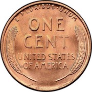 USA One Cent Lincoln 1944 D KM# A132 UNITED STATES OF AMERICA E ∙ PLURIBUS ∙ UNUM ONE CENT coin reverse USA One Cent Lincoln 1944 D KM# A132 UNITED STATES OF AMERICA E ∙ PLURIBUS ∙ UNUM ONE CENT coin reverse