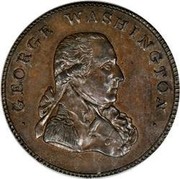 USA Penny 1795 KM# Tn78 Washington Pieces GEORGE WASHINGTON coin obverse USA Penny 1795 KM# Tn78 Washington Pieces GEORGE WASHINGTON coin obverse