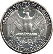 USA Quarter Dollar Washington 1997 S KM# A164a UNITED STATES OF AMERICA QUARTER DOLLAR E PLURIBUS UNUM coin reverse USA Quarter Dollar Washington 1997 S KM# A164a UNITED STATES OF AMERICA QUARTER DOLLAR E PLURIBUS UNUM coin reverse