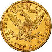 USA Ten D. Coronet Head 1903 Proof KM# 102 ∙ UNITED STATES OF AMERICA ∙ TEN D. ∙ IN GOD WE TRUST coin reverse USA Ten D. Coronet Head 1903 Proof KM# 102 ∙ UNITED STATES OF AMERICA ∙ TEN D. ∙ IN GOD WE TRUST coin reverse