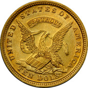 USA Ten Dols. 1852 KM# 51.2 United States Assay Office of Gold UNITED STATES OF AMERICA TEN DOLS. 884 THOUS LIBERTY coin obverse USA Ten Dols. 1852 KM# 51.2 United States Assay Office of Gold UNITED STATES OF AMERICA TEN DOLS. 884 THOUS LIBERTY coin obverse