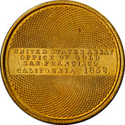 USA Ten Dols. 1852 KM# 51.2 United States Assay Office of Gold UNITED STATES OF ASSAY OFFICE OF GOLD SAN FRANCISCO CALIFORNIA. 1852 coin reverse USA Ten Dols. 1852 KM# 51.2 United States Assay Office of Gold UNITED STATES OF ASSAY OFFICE OF GOLD SAN FRANCISCO CALIFORNIA. 1852 coin reverse