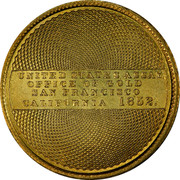 USA Ten Dols. 1852 KM# 51.3 United States Assay Office of Gold UNITED STATES OF ASSAY OFFICE OF GOLD SAN FRANCISCO CALIFORNIA. 1852 coin reverse USA Ten Dols. 1852 KM# 51.3 United States Assay Office of Gold UNITED STATES OF ASSAY OFFICE OF GOLD SAN FRANCISCO CALIFORNIA. 1852 coin reverse