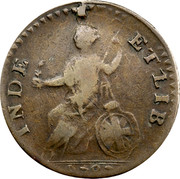 USA Vermon 1787 KM# 7 Vermont Coppers INDE ETLIB coin reverse USA Vermon 1787 KM# 7 Vermont Coppers INDE ETLIB coin reverse