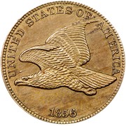 USA Cent Flying Eagle 1856 KM# 85 UNITED STATES OF AMERICA coin obverse USA Cent Flying Eagle 1856 KM# 85 UNITED STATES OF AMERICA coin obverse