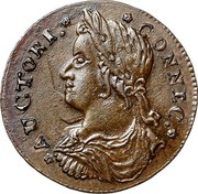USA Connec. Draped Bust Facing Left 1788 KM# 22.1 * AUCTORI. CONNEC. * coin obverse USA Connec. Draped Bust Facing Left 1788 KM# 22.1 * AUCTORI. CONNEC. * coin obverse