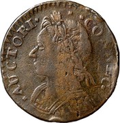 USA Connec. Mailed Bust Facing Left 1787/8 KM# 15 * AUCTORI * * * CONNEC. coin obverse USA Connec. Mailed Bust Facing Left 1787/8 KM# 15 * AUCTORI * * * CONNEC. coin obverse