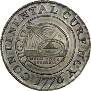 USA Continental Curency Dollar 1776 KM# EA5 CONTINENTAL CURENCY FUGIO MIND YOUR BUSINESS coin obverse USA Continental Curency Dollar 1776 KM# EA5 CONTINENTAL CURENCY FUGIO MIND YOUR BUSINESS coin obverse