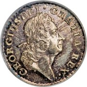 USA Farthing 1723 KM# 25a Hibernia GEORGIUS ∙ DEI ∙ GRATIA ∙ REX ∙ coin obverse USA Farthing 1723 KM# 25a Hibernia GEORGIUS ∙ DEI ∙ GRATIA ∙ REX ∙ coin obverse