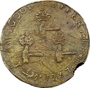 USA Higley Copper 1737 KM# Tn18.1 Higley or Granby coppers I . AM . GOOD . COPPER coin reverse USA Higley Copper 1737 KM# Tn18.1 Higley or Granby coppers I . AM . GOOD . COPPER coin reverse