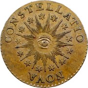 USA Immune Columbia 1785 KM# EA17 Immune Columbia NOVA ∙ CONSTELLATIO coin reverse USA Immune Columbia 1785 KM# EA17 Immune Columbia NOVA ∙ CONSTELLATIO coin reverse