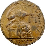 USA Immune Columbia 1785 KM# EA20 Immune Columbia IMMUNE COLUMBIA ∙ coin reverse USA Immune Columbia 1785 KM# EA20 Immune Columbia IMMUNE COLUMBIA ∙ coin reverse