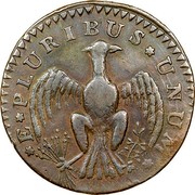 USA Immunis Columbia 1786 KM# EA28 Immune Columbia * E * PLURIBUS * UNUM * coin reverse USA Immunis Columbia 1786 KM# EA28 Immune Columbia * E * PLURIBUS * UNUM * coin reverse