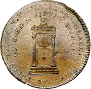 USA Motts Token 1789 KM# Tn52.3 IMPORTEERS , DEALERS, MANUFACTURES, MOTTS , N. Y. OF GOLD & SILVER WARES. coin obverse USA Motts Token 1789 KM# Tn52.3 IMPORTEERS , DEALERS, MANUFACTURES, MOTTS , N. Y. OF GOLD & SILVER WARES. coin obverse