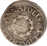 USA Six Pence 1783 KM# Tn46.1 John Chalmers I. CHALMER, ANNAPOLIS. coin obverse USA Six Pence 1783 KM# Tn46.1 John Chalmers I. CHALMER, ANNAPOLIS. coin obverse