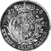 Germany 1/2 Thaler (1 Gulden) KM# 126 Baden-Durlach Line / Grand Duchy / Regular Coinage coin reverse Germany 1/2 Thaler (1 Gulden) KM# 126 Baden-Durlach Line / Grand Duchy / Regular Coinage coin reverse