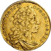 Germany 1/4 Carolin KM# 420 Electorate / Trade Coinage coin obverse