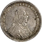 Germany 1/4 Thaler 1744 M KM# 17 Bishopric Regular Coinage coin obverse Germany 1/4 Thaler 1744 M KM# 17 Bishopric Regular Coinage coin obverse