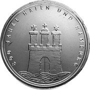Germany 10 Mark 1989 J KM# 171 Commemorative Coinage coin reverse