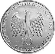 Germany 10 Mark 1991 A KM# 177 Commemorative Coinage coin obverse