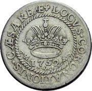 Germany 16 Marck 1752 KM# 43 Free City / Standard Coinage coin reverse