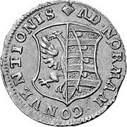 Germany 16 Pfennige (4 Groschen) 1767 KM# 55 Anhalt-Zerbst / Principality Regular Coinage coin obverse