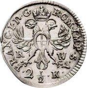 Germany 2-1/2 Kreuzer 1758 KM# 166 Free City / Regular Coinage coin obverse Germany 2-1/2 Kreuzer 1758 KM# 166 Free City / Regular Coinage coin obverse