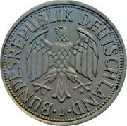 Germany 2 Mark 1951 J KM# 111 Federal Republic / Standard Coinage coin obverse