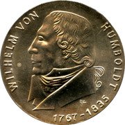 Germany 20 Mark 1967 KM# 18.2 Democratic Republic / Standard Coinage coin reverse