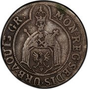 Germany 3 Marck 1754 KM# 50 Free City / Standard Coinage coin reverse