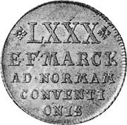 Germany 4 Groschen 1767 KM# 56.2 Anhalt-Zerbst / Principality Regular Coinage coin reverse