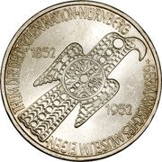 Germany 5 Mark 1952 D KM# 113 Commemorative Coinage coin reverse Germany 5 Mark 1952 D KM# 113 Commemorative Coinage coin reverse