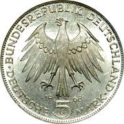 Germany 5 Mark 1968 G KM# 122 Commemorative Coinage coin obverse