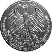 Germany 5 Mark 1975 J KM# 141 Commemorative Coinage coin obverse