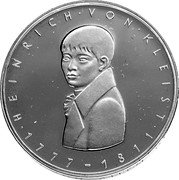 Germany 5 Mark 1977 G KM# 146 Commemorative Coinage coin reverse Germany 5 Mark 1977 G KM# 146 Commemorative Coinage coin reverse