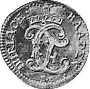 Germany Albus (2 Kreuzer) 1750 BC KM# 99 Baden-Durlach Line / Grand Duchy / Regular Coinage coin obverse Germany Albus (2 Kreuzer) 1750 BC KM# 99 Baden-Durlach Line / Grand Duchy / Regular Coinage coin obverse