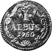 Germany Albus (2 Kreuzer) 1750 BC KM# 99 Baden-Durlach Line / Grand Duchy / Regular Coinage coin reverse Germany Albus (2 Kreuzer) 1750 BC KM# 99 Baden-Durlach Line / Grand Duchy / Regular Coinage coin reverse