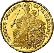Germany Maximilian d'Or 1767 KM# 495 Electorate / Trade Coinage coin reverse Germany Maximilian d'Or 1767 KM# 495 Electorate / Trade Coinage coin reverse