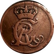 Germany 1-1/2 Pfenning 1718 KM# 136 Brunswick-Lüneburg-Calenberg-Hannover / Electorate / Regular Coinage coin obverse