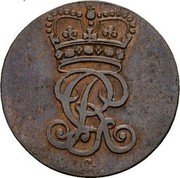 Germany 1-1/2 Pfenning 1792 C KM# 397 Brunswick-Lüneburg-Calenberg-Hannover / Electorate / Regular Coinage coin obverse