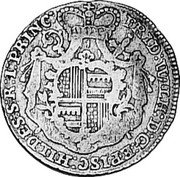 Germany 1/2 Pistole 1763 KM# 113 Hildesheim / Bishopric / Regular Coinage coin obverse