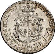 Germany 2/3 Thaler (Gulden) 1791 C KM# 365 Brunswick-Lüneburg-Calenberg-Hannover / Electorate / Regular Coinage coin reverse