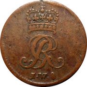 Germany Pfenning 1762 IWS KM# 337 Brunswick-Lüneburg-Calenberg-Hannover / Electorate / Regular Coinage coin obverse